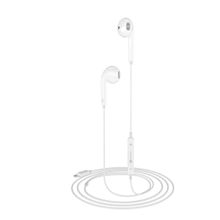 Portronics Conch 40 in-Ear Wired Earphone with 8-Pin Charging Port, Built-in Mic (White)